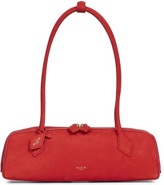 Alaia Shoulder Bags, female, Red, Size: ONE SIZE Le Teckel Medium Bag