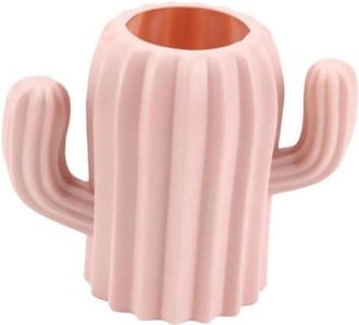 OEM Portal&aacute;pices De Escritorio - Organizador De Mesa - Organizador De Escritorio - Dise&ntilde;o Creativo De Cactus - 13,5 X 13,2 X 11,5 Cm - Rosa