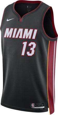 Nike Miami Heat Icon Edition Nike Mens Dri-FIT NBA Swingman Jersey in Black | DN2011-014
