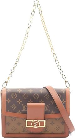 Louis Vuitton Borsa a spalla con catena - Marrone