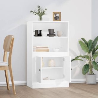 Berkfield Home Highboard White 60x35.5x103.5 cm Engineered Wood