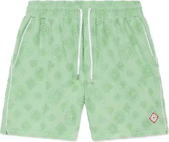 Casablanca Monogram-pattern Track Shorts