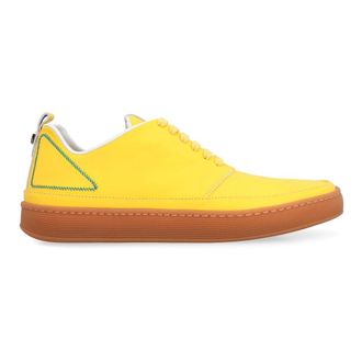 Volta Sneakers, female, Yellow, Size: 10 US Low-top sneakers with round toeline