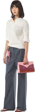 MCM Diamond Bag in Sequin Lamb Leather in Sangria Sunset at Nordstrom