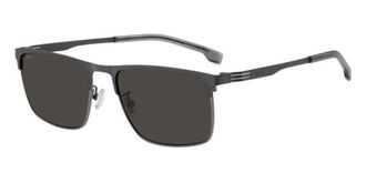 BOSS 1837/G/S Asian Fit SVK/IR Mens Sunglasses Gunmetal Size 57