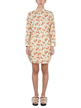 Marni Shirt Dress With Floral Pattern
