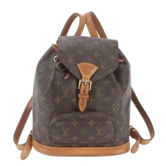 Louis Vuitton Pre-owned Vintage Rugzak - Dames - Pre-owned - Bruin - Maat: ONE Size Leer
