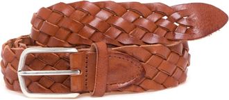 Gavazzeni Accessoires, Heren, Bruin, 95 CM, Leer, Fraser Riem