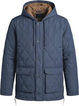 TAION Giacca Militare Imbottita con Cappuccio - - Jackets - Uomo - Blu - L