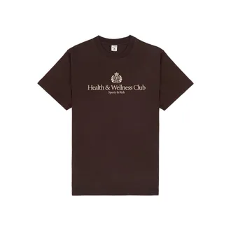 Sporty & Rich H & W Crest Graphic-print T-shirt