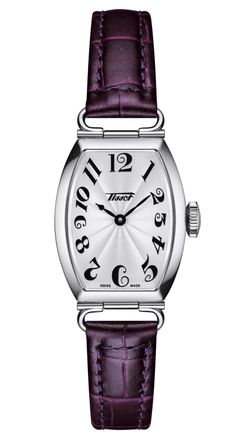 Tissot Heritage Porto Small Lady WoMens Purple Watch T1281091603200 Leather - One Size