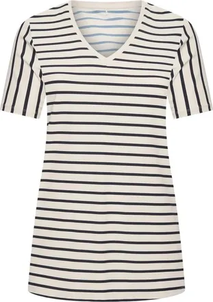 Plus Basics Dames, Tops, Veelkleurig, Maat: 4XL Denim