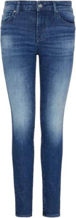A|X Armani Exchange Blauwe Skinny Jeans voor Vrouwen - Dames - Skinny Jeans - Blauw - W32 - Katoen - Jeans