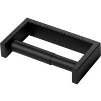 OEM Portarrollos De Papel Higi&eacute;nico Con Resorte - Montaje Flexible En Pared - Para Ba&ntilde;o Y Cocina - Fabricado En Acero Inoxidable Sus 304 - Acabado Negro M
