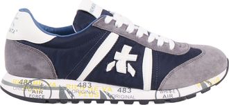 Premiata Lucy Blue Navy Suede Sneakers
