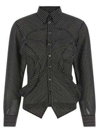 Junya Watanabe Womens Polka Dot Shirt