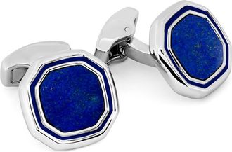 Tateossian Octagon Lapis Cuff Links in Blue at Nordstrom