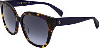 Rag & Bone Womens RNB1073 S 56 EPZ Sunglasses - Brown - One Size
