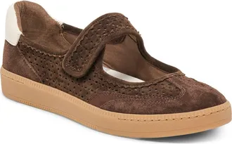 Dolce Vita Nanet Mary Jane Flat in Dk Brown Perforated at Nordstrom, Size 6.5