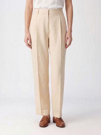 Tagliatore Pantaloni sartoriali slim fit a vita alta in lino