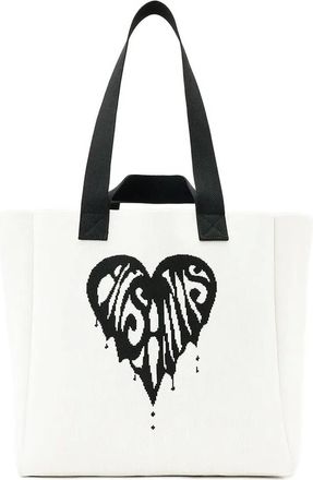 AllSaints Izzy heart tote bag - White