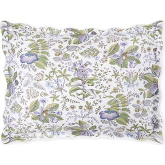Matouk Pomegranate Quilted Euro Sham in Lilac at Nordstrom, Size Standard