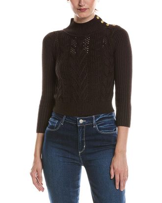 L'agence LAgence Kamdyn Cable Mock Neck