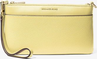 Michael Kors Jet Set Medium Pebbled Leather Wristlet