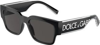 Dolce & Gabbana Authentieke Stijlvolle Brillen- Premium Kwaliteit! - Heren - Zonnebrillen - Zwart - 52 MM - Accessoires