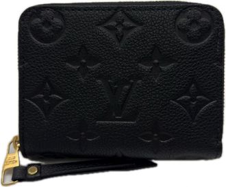 Louis Vuitton Monogram Empreinte Black Noir Leather Coin Purse/Coin Case (Pre-Owned)