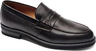 Bruno Magli Carter Penny Loafer in Dark Brown Nappa at Nordstrom Rack, Size 9