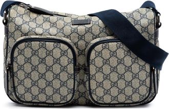 Gucci Pre-owned Gucci GG Supreme Double Pocket Crossbody Ladies S7XUX9JHVCVOO65D