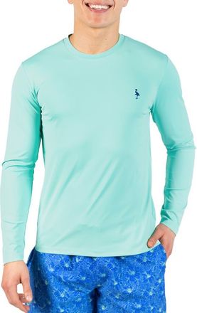 Tailorbyrd SPF 30+ Long Sleeve Rashguard in Spearmint at Nordstrom Rack, Size Xx-Large