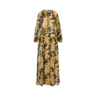 Anjuna Maxi Dresses, female, Multicolor, Size: S Caftan Long