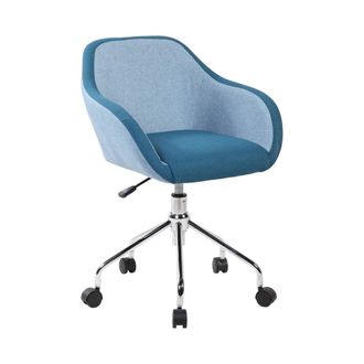 Serena Serena - Silla De Oficina Mandurah, Sill&oacute;n De Oficina, Asiento De Oficina Ergon&oacute;mico, Cm 56x58h77/84, Azul