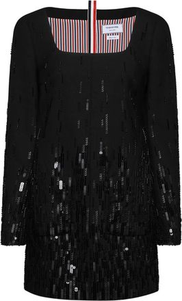 Thom Browne Mini-jurk met pailletten - Zwart