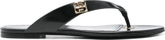 Givenchy Sandali con suola piatta 4G Liquid - Nero