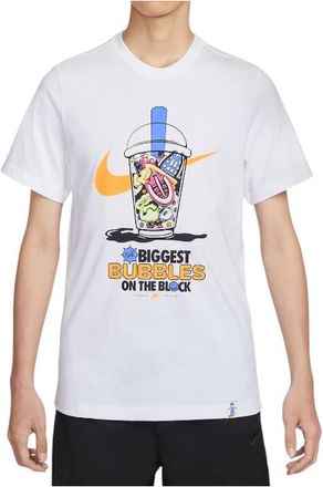 adidas Essentials Polera Trifolio Oversized White Black JD0373