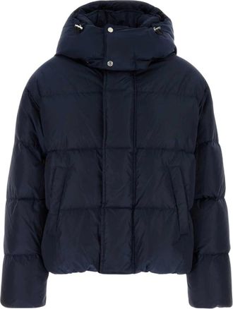 Dsquared2 Donsjack met afneembare capuchon - Heren - Winterjassen - Blauw - L - Nylon - Jassen
