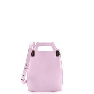 Ferragamo Wanda Top Handle Shoulder Bag Leather North South