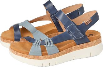 Pikolinos Palma W4N-0968C1 Womens Sandals Denim : EU 41 (US Womens 10.5-11) B - Medium, Leather