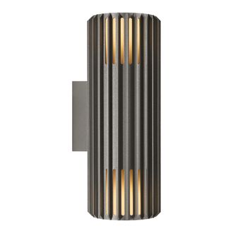 Nordlux Modern Outdoor Wall Light Black Aluminium E27 Coastal/Marine Safe - Mains Powered, IP54