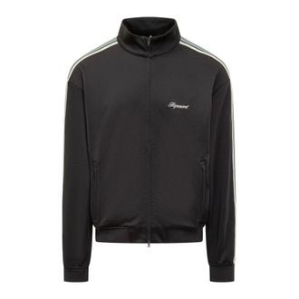 Represent Training Jackets, male, Black, Size: L Taped Track Jacket