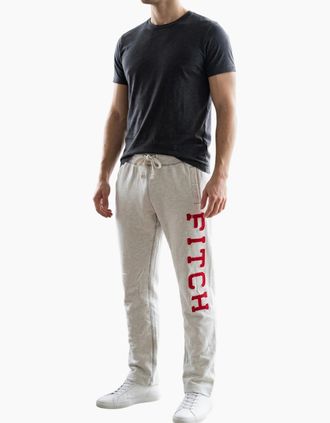 Abercrombie & Fitch Mens Abercrombie & Fitch Mens Fleece Jogging Bottom - Grey - Size: 40/Regular