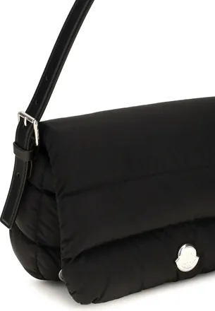 Moncler Womens Shoulder Bag Caradoc Black Nylon Polyamide