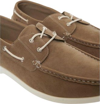 Threadbare Amis su&egrave;de mocassin-bootschoenen voor heren (Steen)