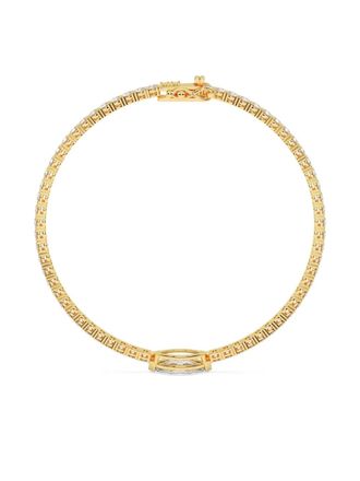 Tilla 14kt yellow gold marquise tennis bracelet