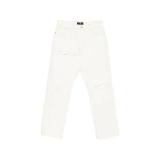 Represent Heaton Distressed Straight-leg Jeans