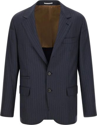 Brunello Cucinelli Hombre, Chaquetas, Azul, Talla: M