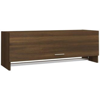 vidaXL Armario Madera Contrachapada Roble Marr&oacute;n 100x32,5x35 Cm Vidaxl